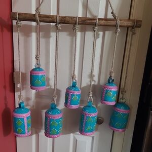 🩵🩷Cow Bell Wind Chimes